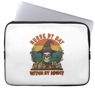 Hexen-Nacht-Halloween-Totenkopf-Tränke_1 Laptopschutzhülle