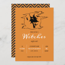 Hexen nächtlich ausfliegendes HexenHalloween