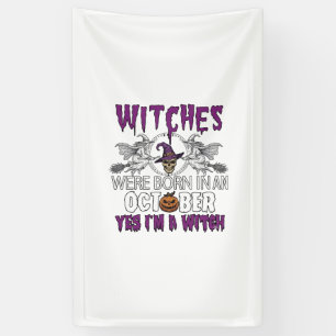 Hexen Oktober Halloween Totenkopf Hexenhut Kürbis_ Banner