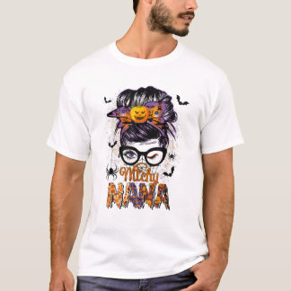 Hexen-Oma-Haar-Knoten T-Shirt