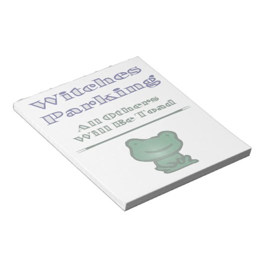 Hexen Parken Notizblock (angewinkelt)