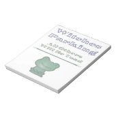 Hexen Parken Notizblock (Rotiert)