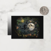 Hexen Party Mitteilungskarte (Vorderseite/Rückseite Beispiel)