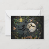 Hexen Party Mitteilungskarte (Vorderseite)