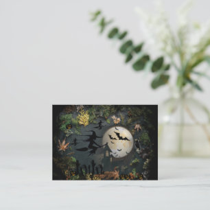 Hexen Party Mitteilungskarte