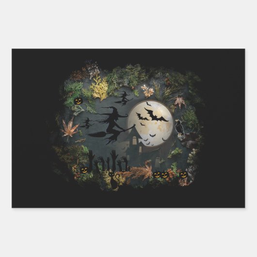 Hexen Party Night Geschenkpapier Set (Vorderseite 3)