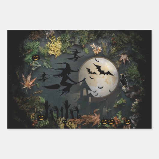 Hexen Party Night Geschenkpapier Set (Vorderseite 2)
