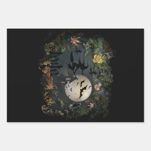 Hexen Party Night Geschenkpapier Set (Vorderseite)