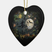 Hexen Party Night Keramik Ornament (Links)