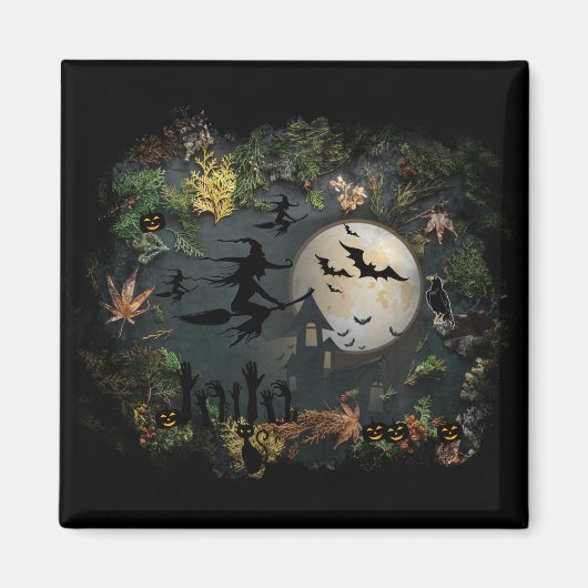 Hexen Party Night Magnet (Vorne)