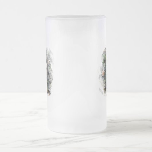 Hexen Party Night Mattglas Bierglas (Mittel)