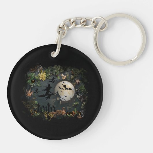 Hexen Party Night Schlüsselanhänger (Rückseite)