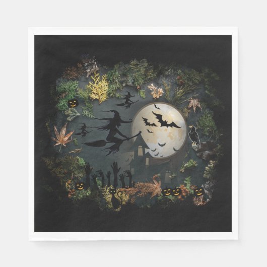 Hexen Party Night Serviette (Vorderseite)