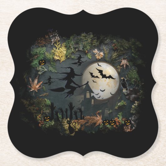 Hexen Party Night Untersetzer (Vorderseite)