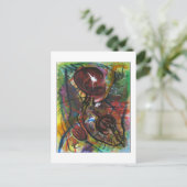 Hexen Postkarte (Stehend Vorderseite)