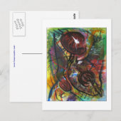 Hexen Postkarte (Vorne/Hinten)