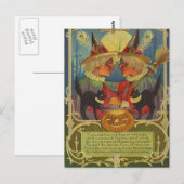 Hexen Postkarte (Vorne/Hinten)