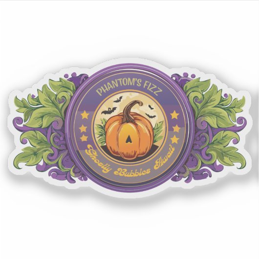 Hexen Potion Phantom's Fizz Label (Vorderseite)