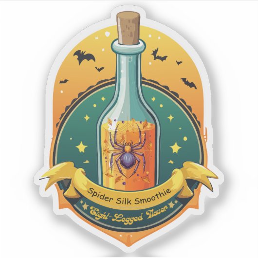 Hexen Potion Spider Silk Smoothie Label (Vorderseite)