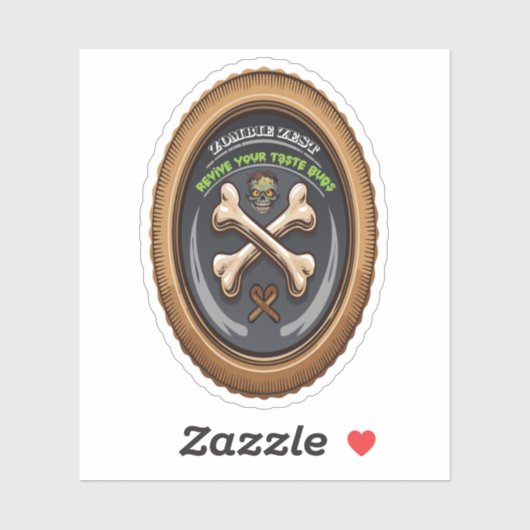 Hexen Potion Zombie Zest Label (Blatt)