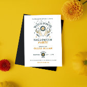Hexen Power spooky Halloween-Party Einladung