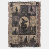 Hexen-Quilt-Halloween-Dekoration Decke (Vorderseite Vertikal)