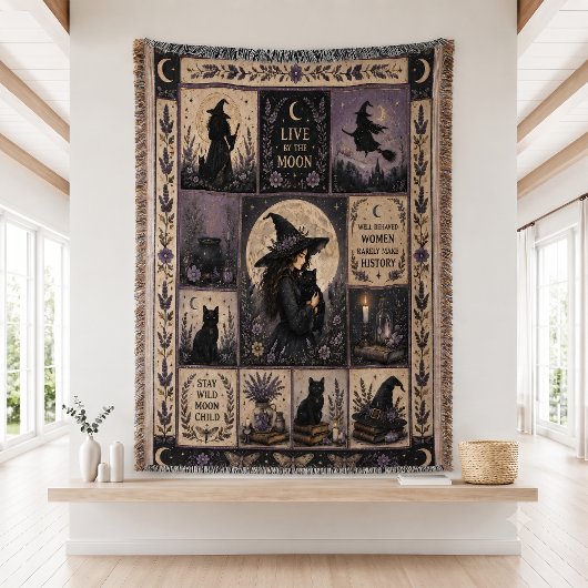 Hexen-Quilt-Halloween-Dekoration Decke