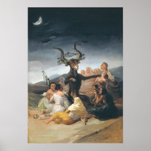 Hexen Sabbat - Francisco de Goya (1797-1798) Poster