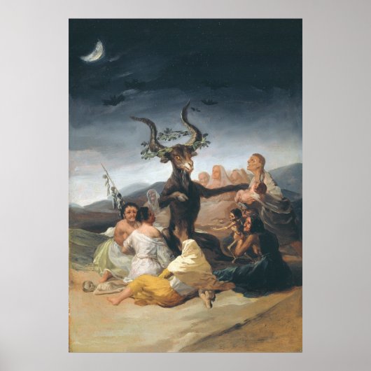 Hexen Sabbat - Francisco de Goya (1797-1798) Poster (Vorne)
