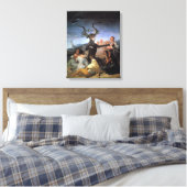 'Hexen' Sabbat Leinwanddruck (Insitu (Schlafzimmer))