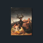 Hexen' Sabbat von Francisco de Goya Leinwanddruck<br><div class="desc">Francisco de Goya y Lucientes - Hexen' Sabbat,  1797-1798. Francisco Jose de Goya y Lucientes war ein spanischer romantischer Maler und Printmacher. Er gilt als der bedeutendste spanische Künstler des späten 18. und frühen 19. Jahrhunderts.</div>