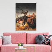 Hexen' Sabbat von Francisco de Goya Leinwanddruck (Insitu (Wohnzimmer))