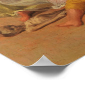 Hexen' Sabbat von Francisco de Goya Poster (Ecke)