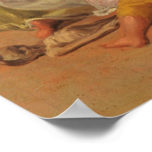 Hexen' Sabbat von Francisco de Goya Poster (Ecke)