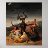 Hexen' Sabbat von Francisco de Goya Poster (Vorne)