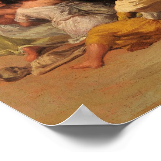 Hexen' Sabbat von Francisco de Goya Poster (Ecke)