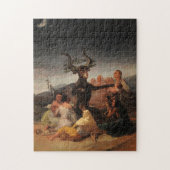 Hexen' Sabbat von Francisco de Goya Puzzle (Vertikal)