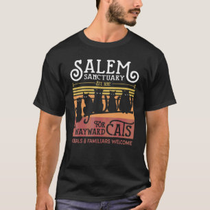 Hexen-Salem-Heim für verwahrloste schwarze Katzen T-Shirt