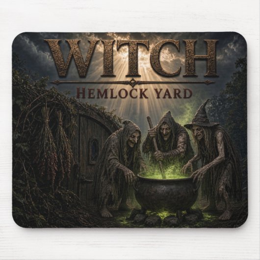 Hexen Schierlingshof Dark Realism Mousepad (Vorne)
