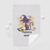 Hexen sind verrückt golfhandtuch (Insitu)