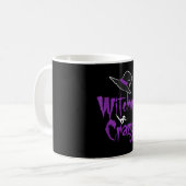 Hexen sind verrückt - Halloween Kaffeetasse (Vorderseite Links)