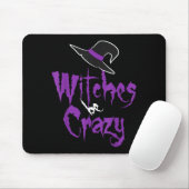 Hexen sind verrückt - Halloween Mousepad (Mit Mouse)