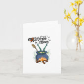 Hexen sind verrückt karte (Gelbe Blume)