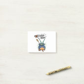 Hexen sind verrückt post-it klebezettel (Auf Schreibtisch)