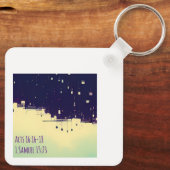 Hexen sind verrückt (rosa) schlüsselanhänger (Rückseite)