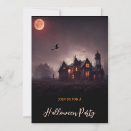 Hexen Spooky Lair Halloween Einladung