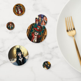 Hexen Steampunk Halloween Konfetti