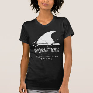 Hexen Stitches dunkles Shirt
