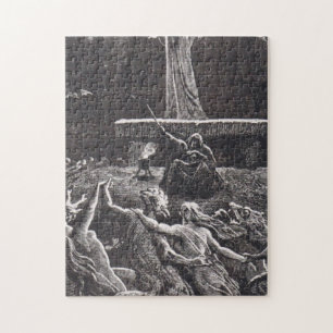 Hexen tanzen auf dem Sabbat Puzzle