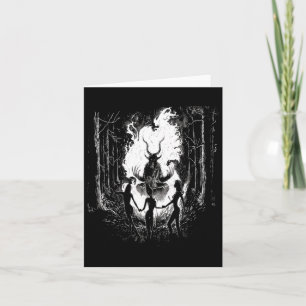 Hexen tanzen mit Baphomet okkultistischen Hexen go Karte